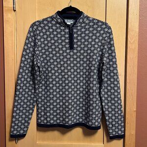 Meister Women's Ski 1/4 Zip Sweater: Size Small